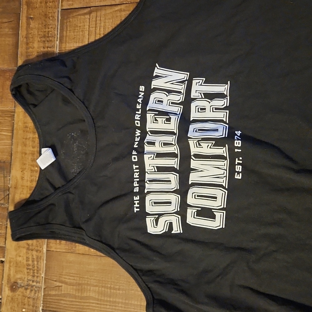 Southern Comfort Women's Black Logo Tank Top Medium